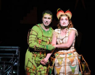 Papgeno, Andrew Jones with Katherine Wiles as his soulmate, Papagena.