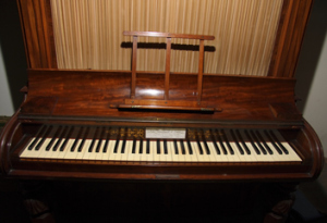 English upright grand fortepiano by John Broadwood, London, 1816 from The Schureck Collection.