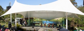 The Philip Cox designed Sound Shell, venue for the Four Winds Festival in Bermagui.