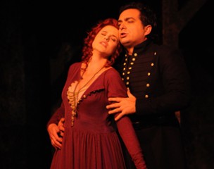 Sian Pendry as Maddalena and Gianluca Terranova as the Duke of Mantua.