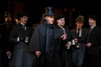 Thomas Hampson as Lindorf in Offenbach's "Les Contes d’Hoffmann."  Photo: Marty Sohl/Metropolitan Opera