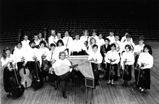 The Australian Brandenburg Orchestra as they were at their first concert in 1990. Image courtesy Steven Godbee publicity.