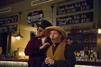Opera in the Pub by Opera Bites: Dave Hidden as Dr Duculmara and Peter-John Layton as Nemorino in "The Elixir of Love."