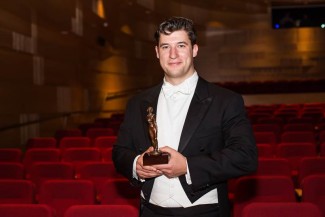 Counter-tenor Maximilian Riebl (24) from Victoria, wins the 2015 Mathy Award