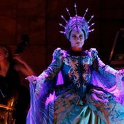 Emma Matthews as Selena in Musica Viva's Baroque pastiche opera, Voyage to the Moon.