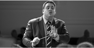 Western Sydney Youth Orchestra conductor James Pensini