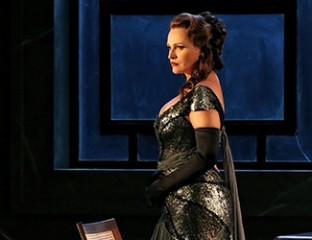 Ainhoa Arteta as Tosca in Opera Australia’s production of Tosca. Photo credit: Prudence Upton