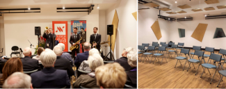 Adam Hall and The Velvet Players show off Musica Viva's new Janette Hamilton Studio – available to the wider music community from January 2018