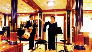 Mezzo-soprano Deborah Humble with guitarist José Maria Gallardo Del Rey