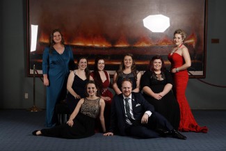 The eight finalists in the 2017 Sydney Eisteddfod Opera Scholarship Competition