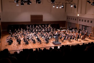 The Metropolotan Orchestra performs at the Eugene Goossens Hall