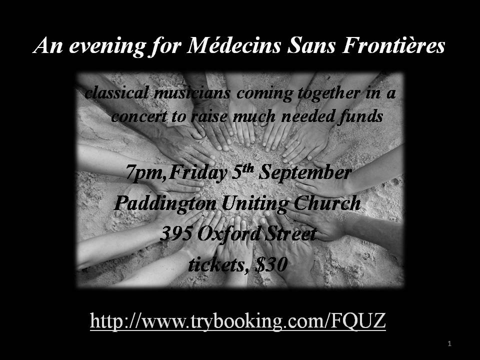 An Evening For Médecins Sans Frontières