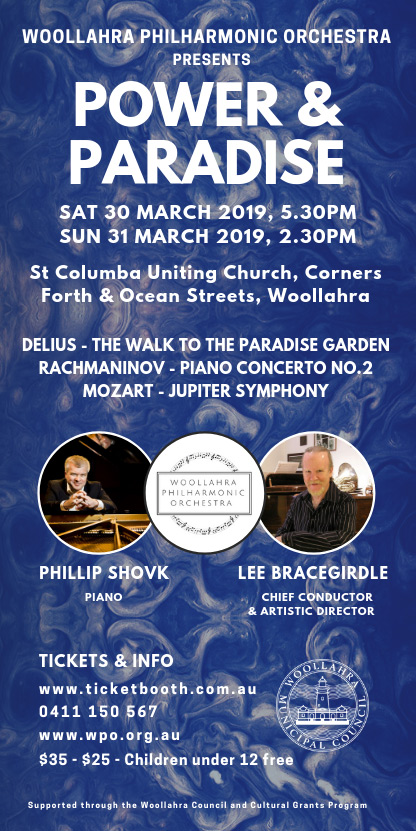 Woollahra Philharmonic Orchestra Power & Passion