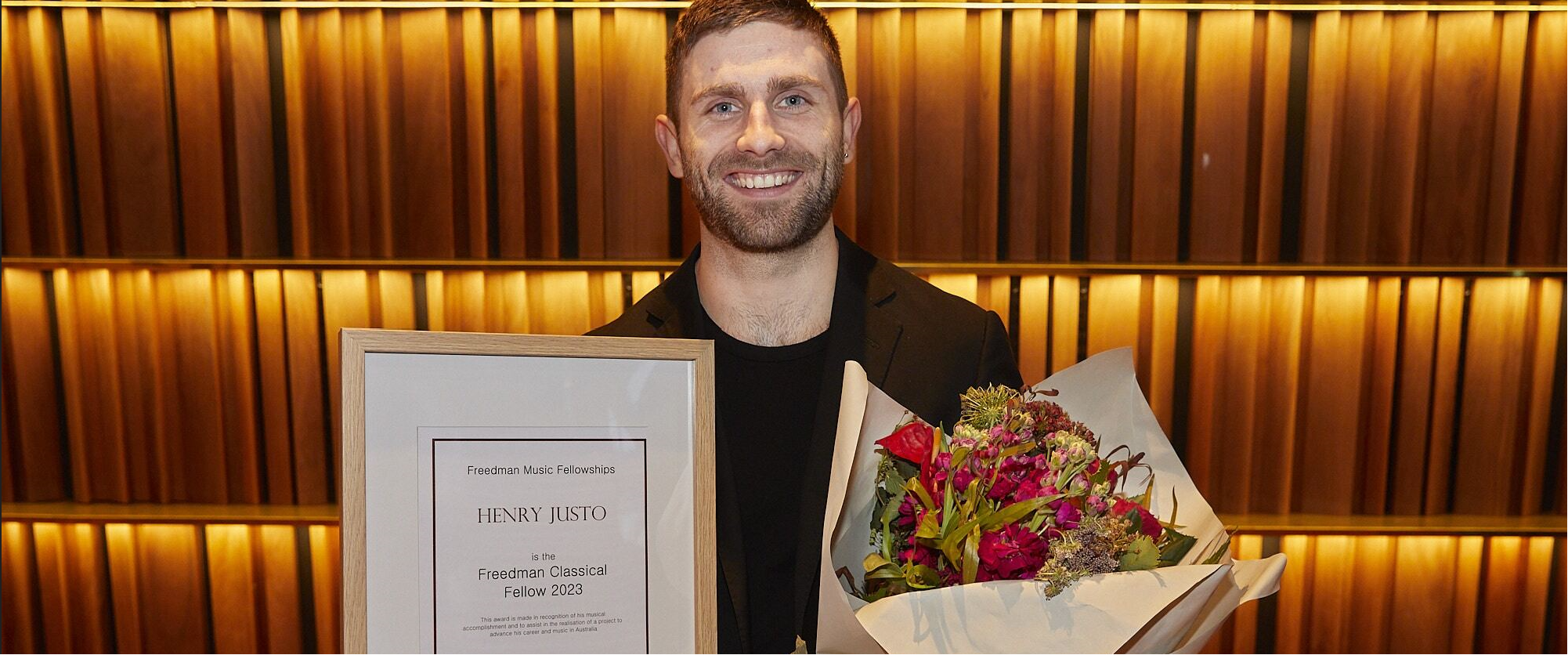 Henry Justo Wins 2023 Freedman Classical Fellowship