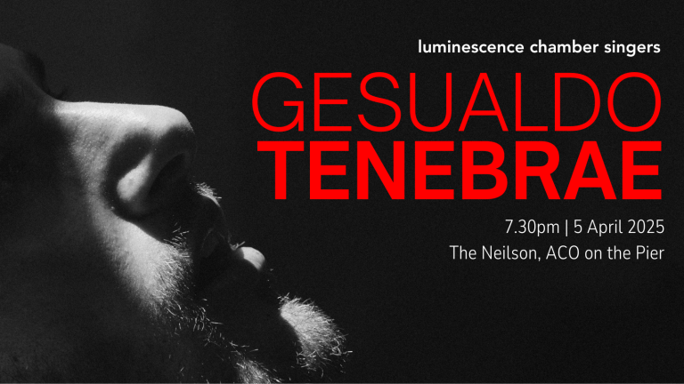 Luminescence Sings Gesualdo’s Tenebrae